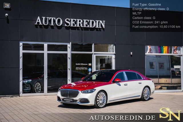 Mercedes-Benz S580 4M MAYBACH 2-TONE+RED INTER+4D BURMESTER®*H