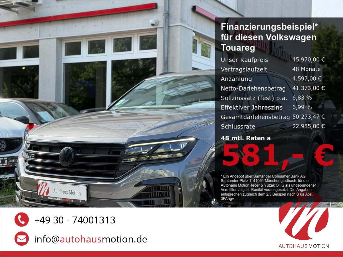 VW Touareg R-Line 4M Matrix Pano Massage HUD Kamera