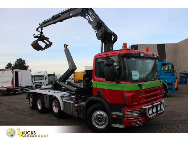 Scania P124-420 + HIAB 166 + 8X2 + HOOK + REMOTE + RETA