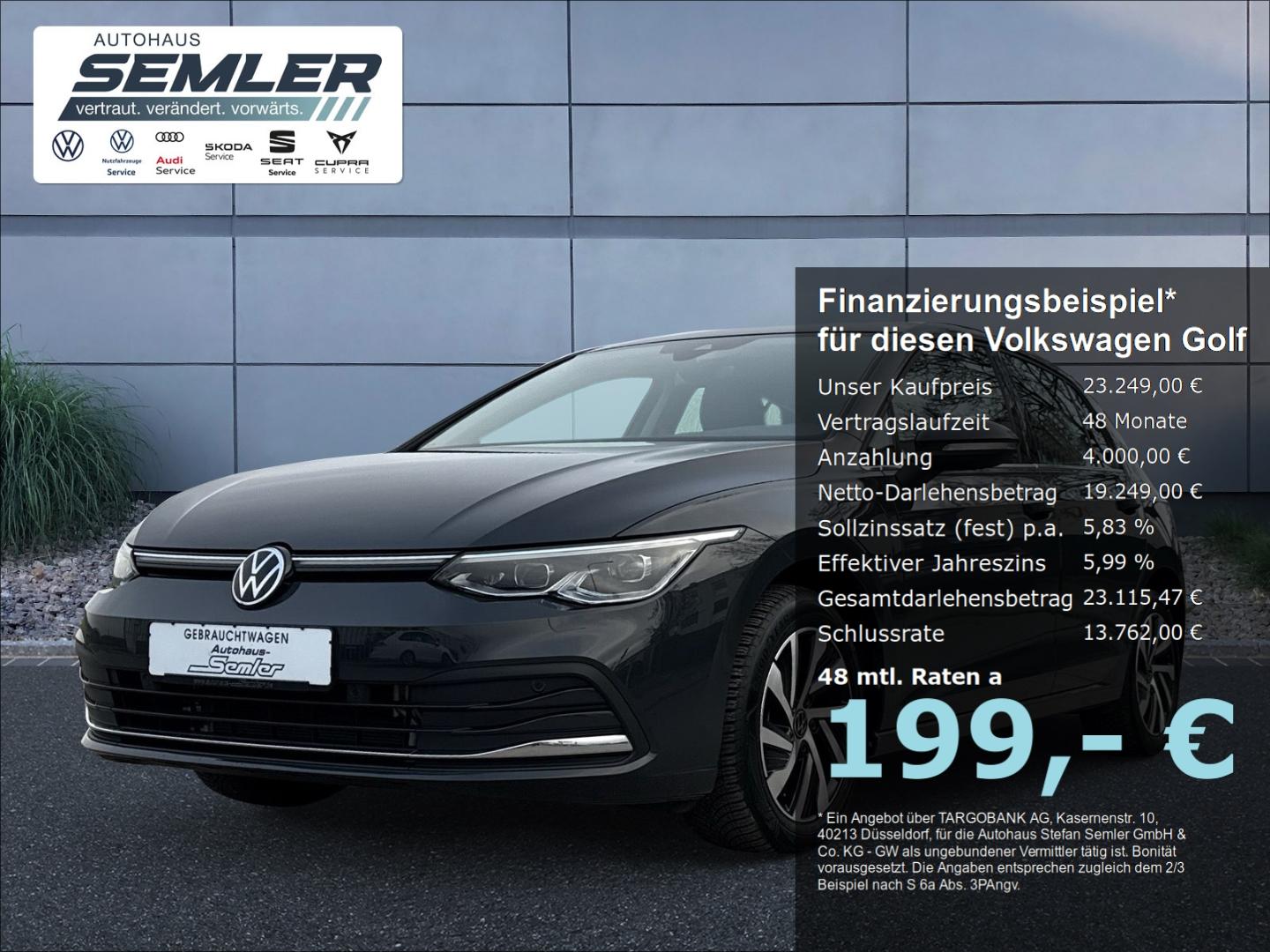 Volkswagen Golf VIII Style 1.4 eHybrid R-KAMERA NAVI APP LE