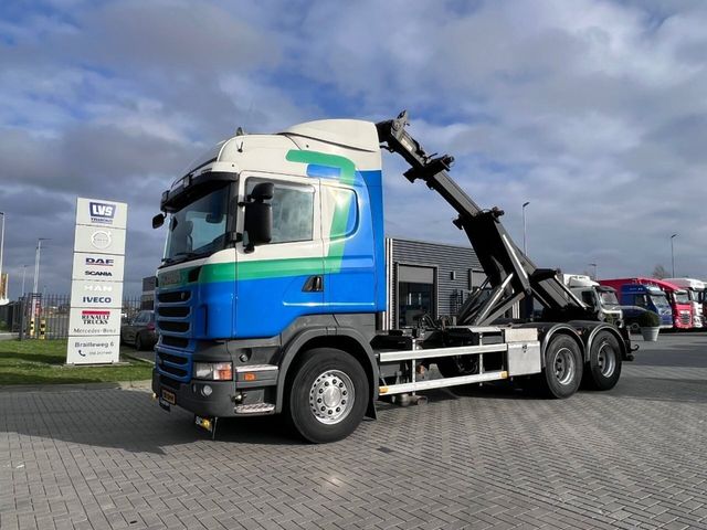 Scania R500 V8 6x2 Retarder full steel containersysteem