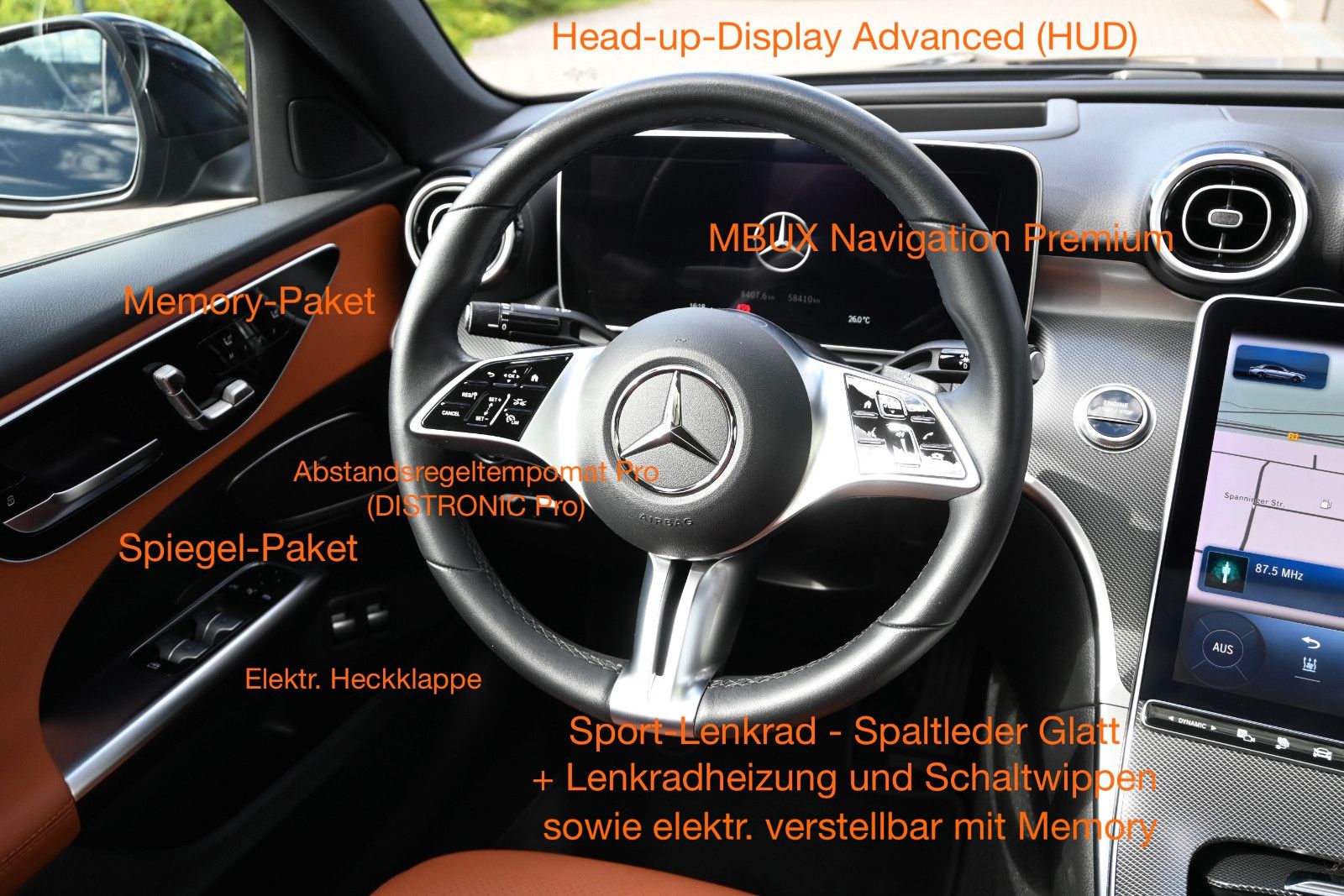 Fahrzeugabbildung Mercedes-Benz C 400 e 4M. NIGHT °ACC°AHK°HUD°MEMO°PANO°SITZKLI