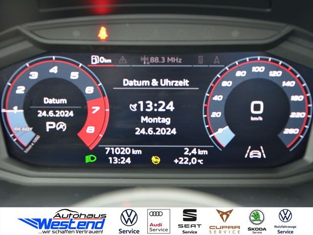 Fahrzeugabbildung Audi A1 Sportback advanced 1.0l TSI 81kW S tronic Nav