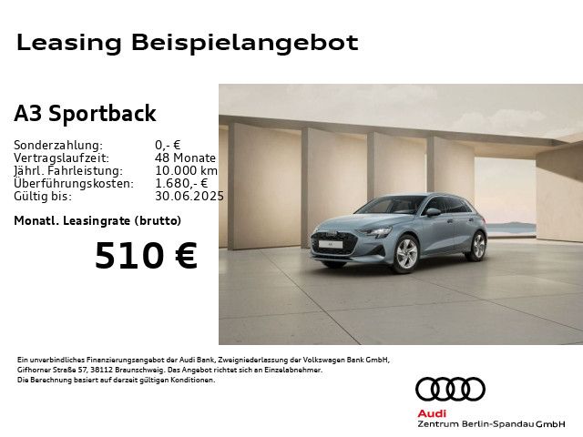 AUDI A3 Sportback 35 TFSI Adv. S tronic *ACC*R-CAM*