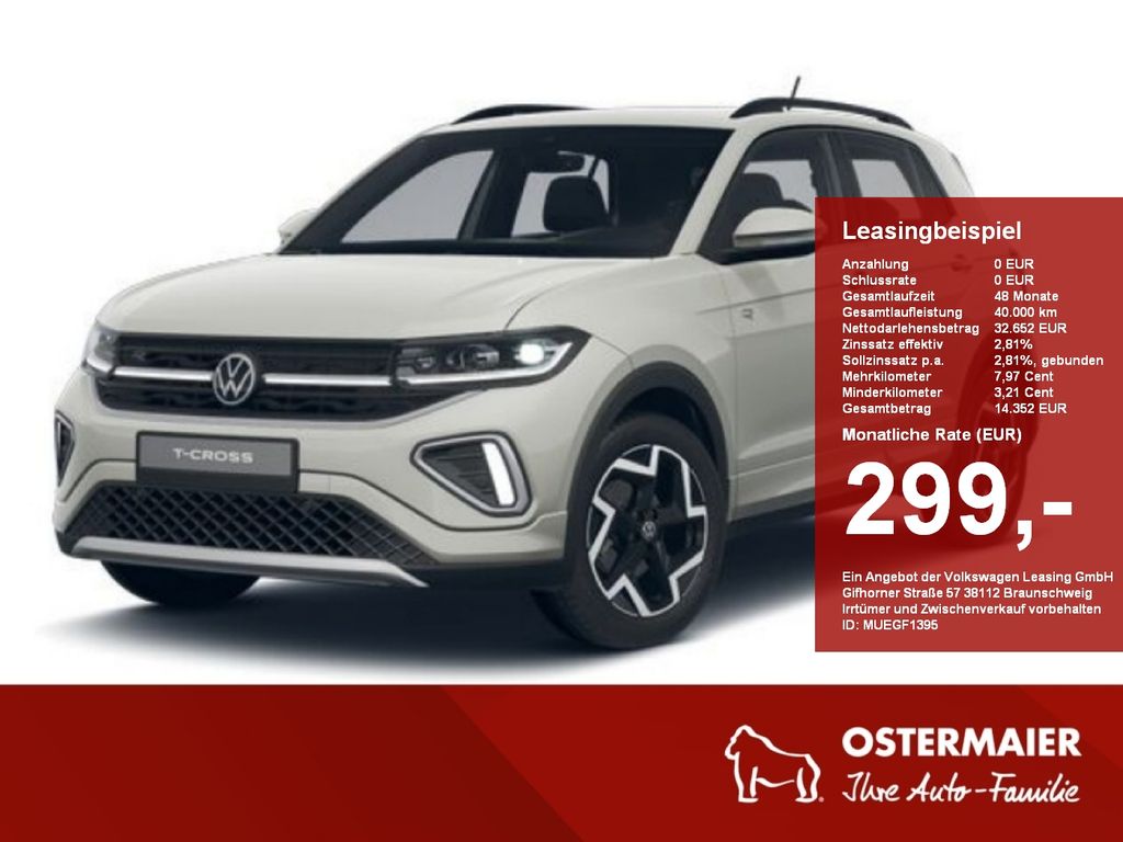 Volkswagen T-Cross R-Line 1.0TSI 116PS DSG 5J-GARANTIE,KLIM
