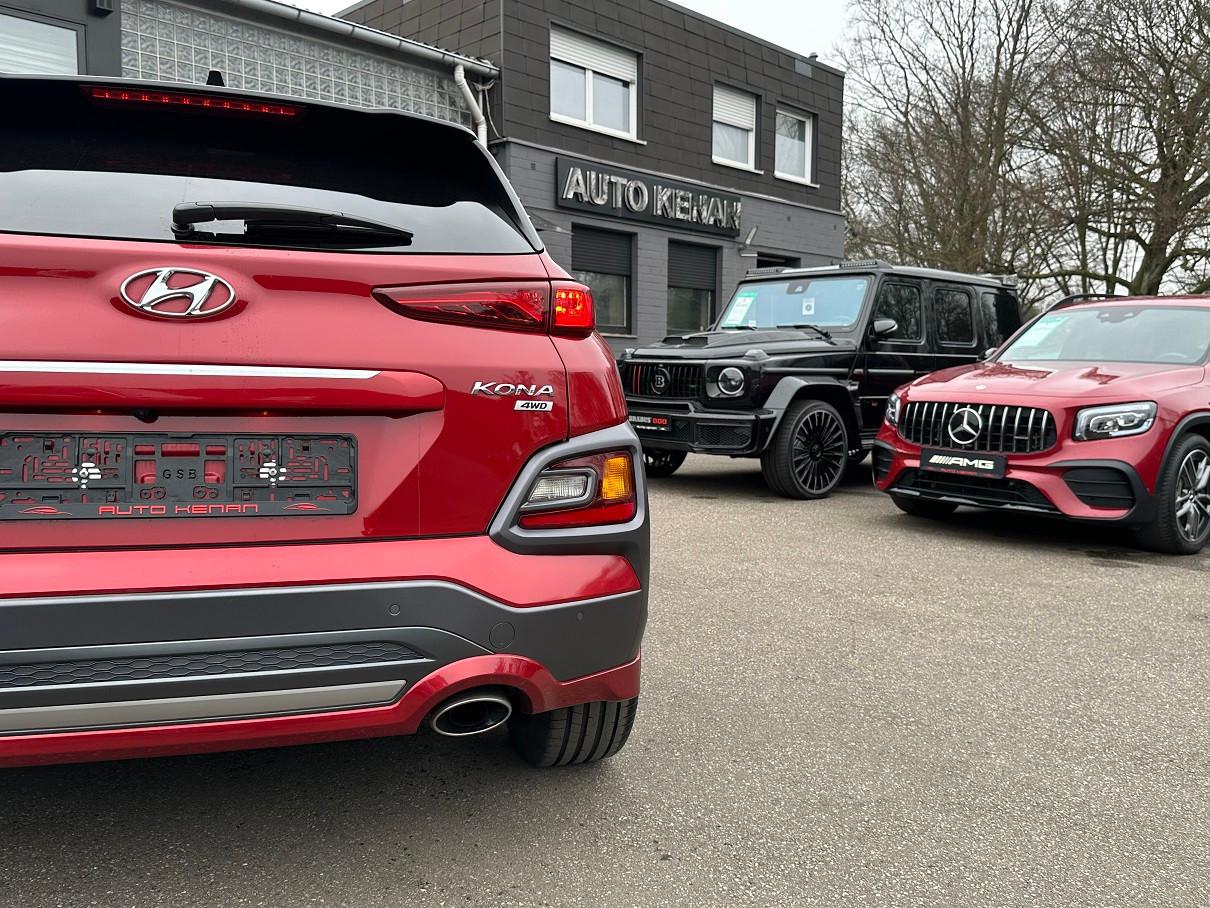 Hyundai Kona Unique Plus 4WD HUD/Leder/Kamera/19'