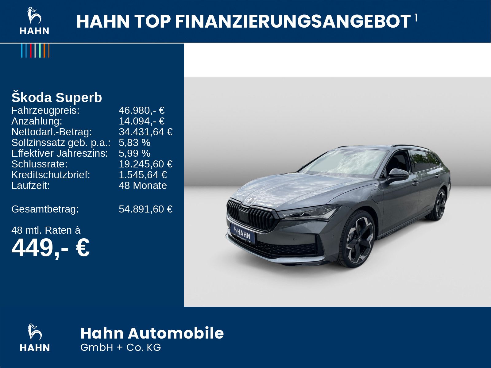 Skoda Superb Combi Sportline 1,5 TSI IV 150 kW imagem 2