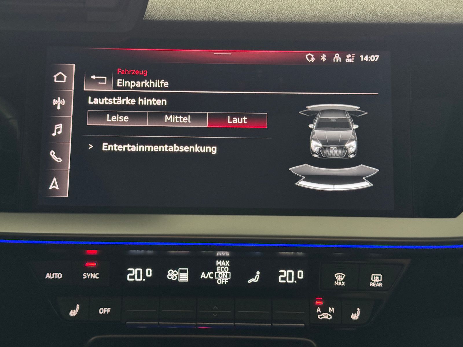 Fahrzeugabbildung Audi A3 Limousine S-LINE RS3 S-SITZE PANO VIRTUAL LED