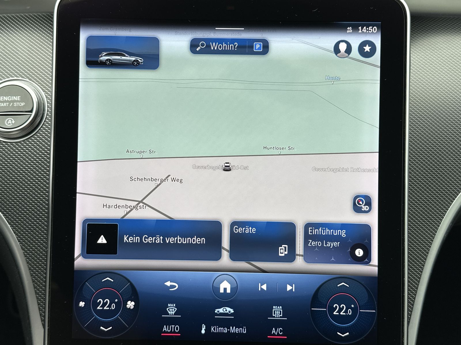 Fahrzeugabbildung Mercedes-Benz C 220d T AMG Line NAV+LED+360°+WIDESCREEN+18ZOLL