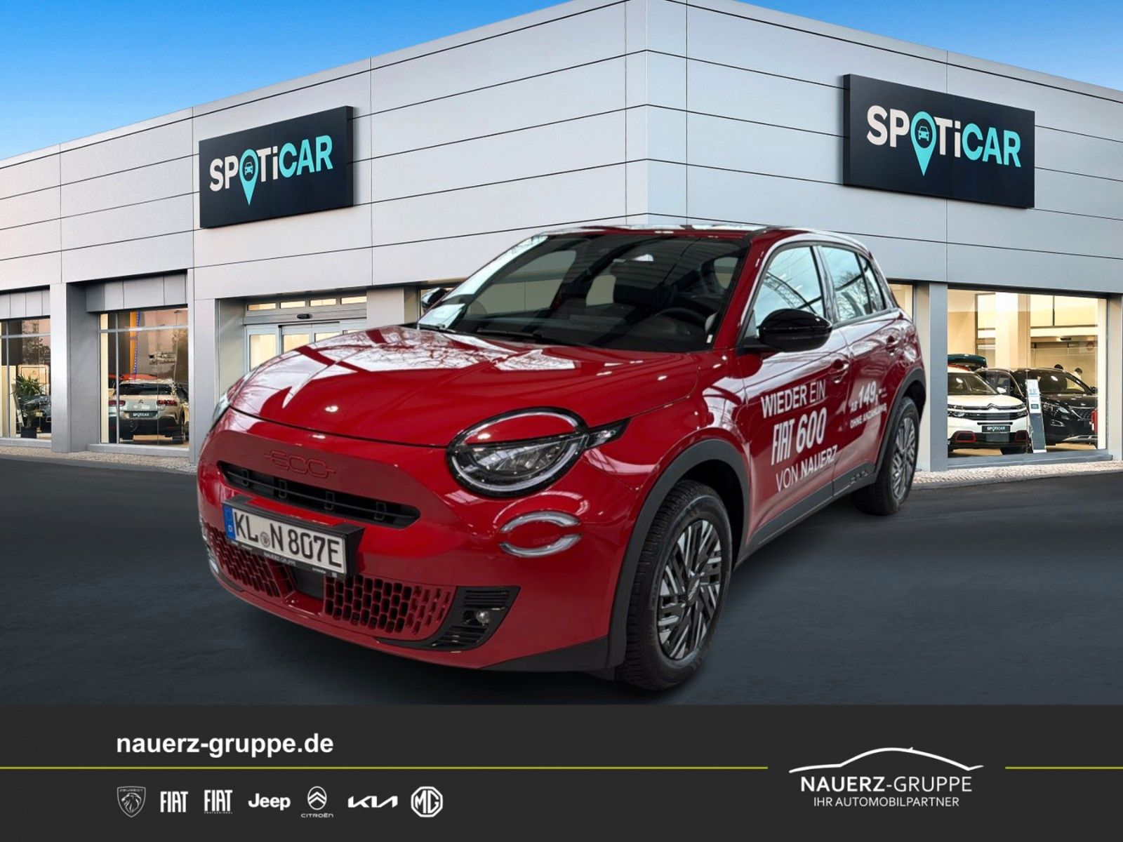 Fahrzeugabbildung Fiat 600 e Red