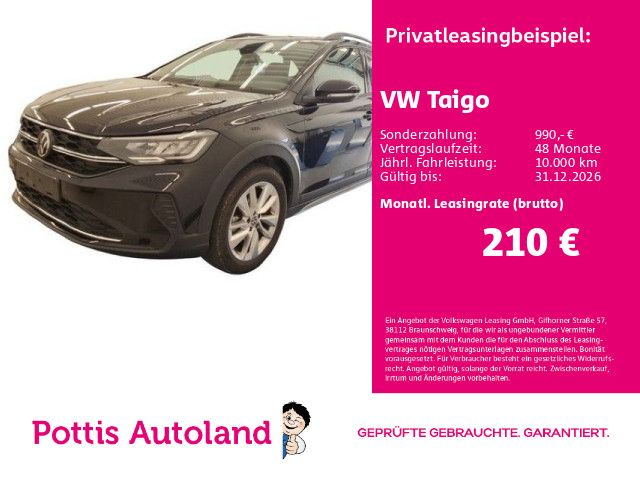 Taigo 1.0 TSI DSG LIFE KAMERA SITZHZG PDC KLIMA