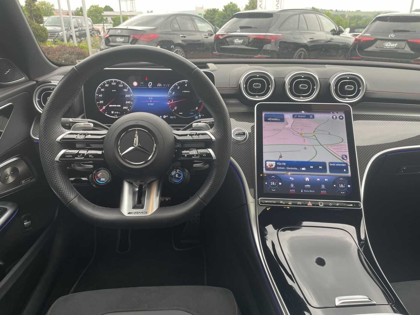 Fahrzeugabbildung Mercedes-Benz C 43 AMG Digital+Burm+Distr+360+HUD+AHK+ Carbon