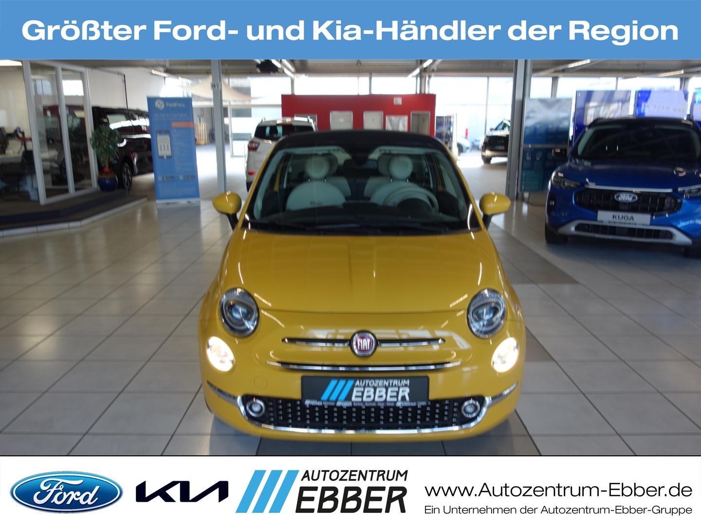Fiat 500 Cabrio Lounge 1.2 8V PDC KLIMAAUTOMATIK GJR