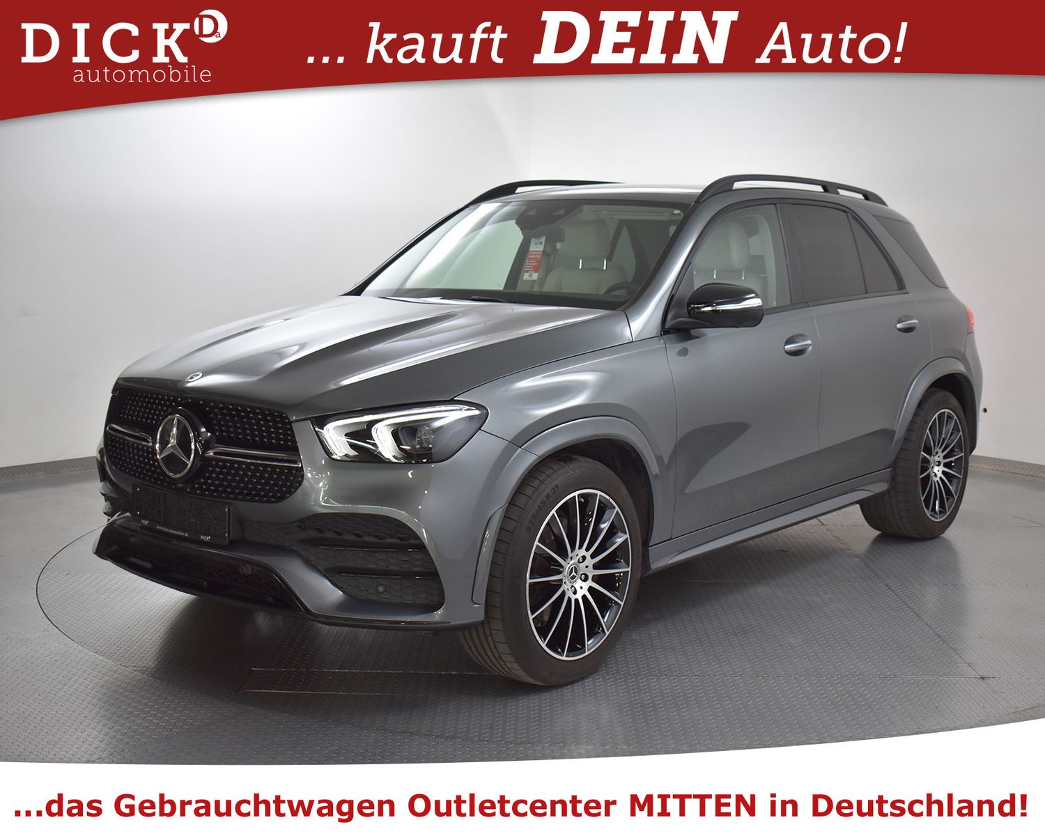 MERCEDES-BENZ GLE 350d 4M 2X AMG Line NIGHT+LED+HEAD+BURM+360+ - Image 4