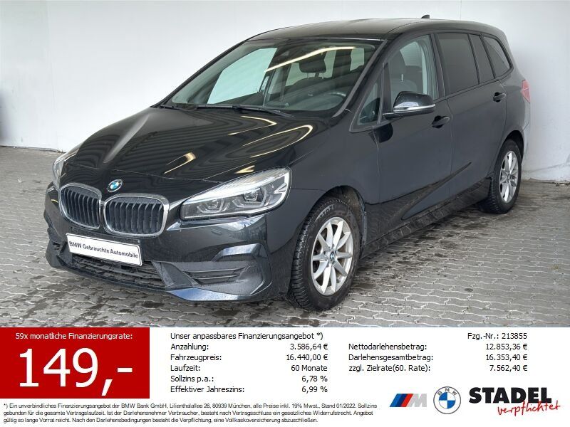 BMW 216d Gran Tourer Advantage Navi.LED.RüKam.DAB