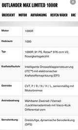Can-Am Outlander MAX Limited 1000R mit LOF viele Extras - CAN-AM QUAD