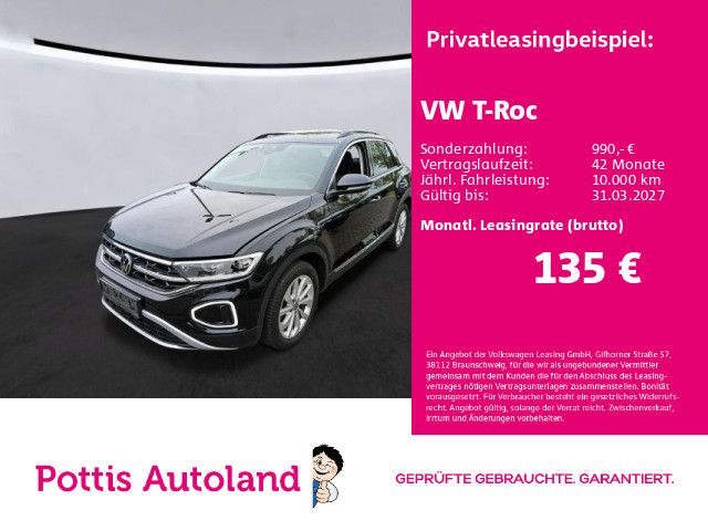 Volkswagen T-Roc 1.0 TSI STYLE AHK SITZHZG NAVI IQ.LIGHT