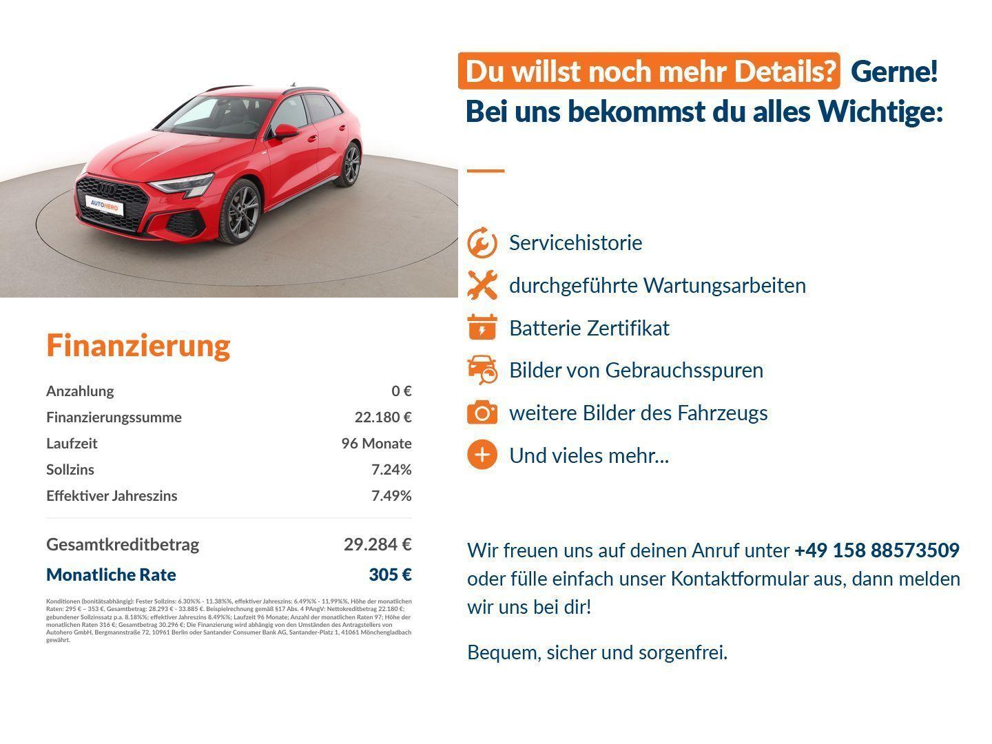 Audi A3 Sportback 35 TFSI Mild-Hybrid S line Aut.*NAV