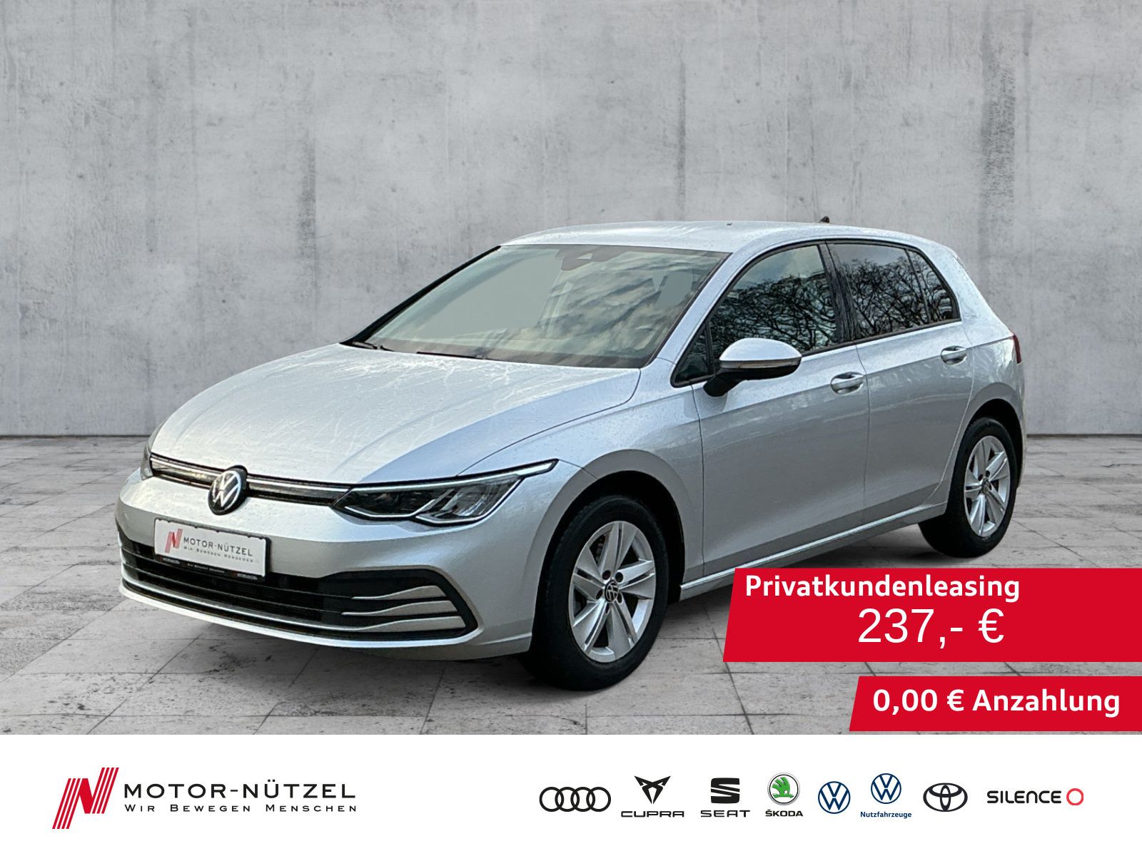 Volkswagen Golf VIII 1.5 TSI LIFE 5JG+LED+NAVI+ACC+SHZ+AHK