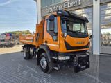 Iveco Eurocargo ML150E28W 4x4 Winterdienst Vorb. 2xAHK - Iveco Pritsche + Plane