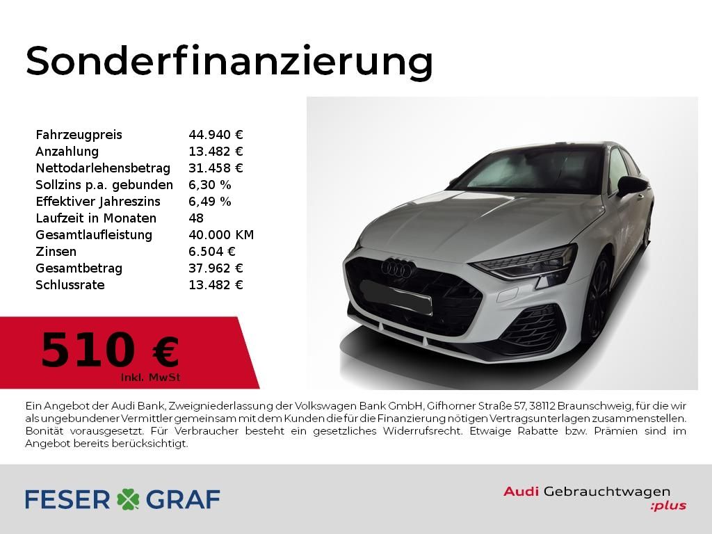 AUDI S3 Lim Navi,Matrix,Leder,Kameras,SONOS