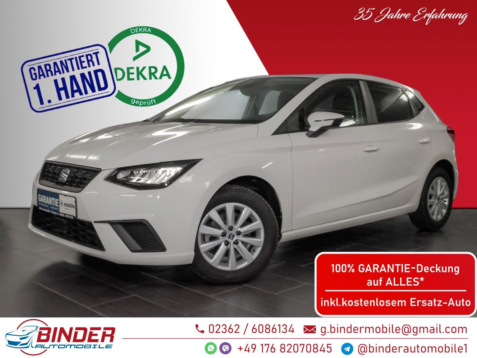 SEAT Ibiza Style*TOP ZUSTAND*SORGLOS-PAKET*GARANTIE*