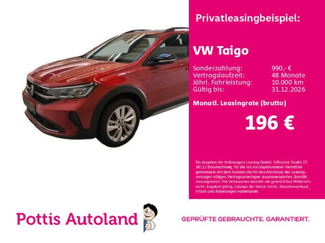 Taigo 1.0 TSI ENERGY NAVI KLIMA PDC PARKLENK