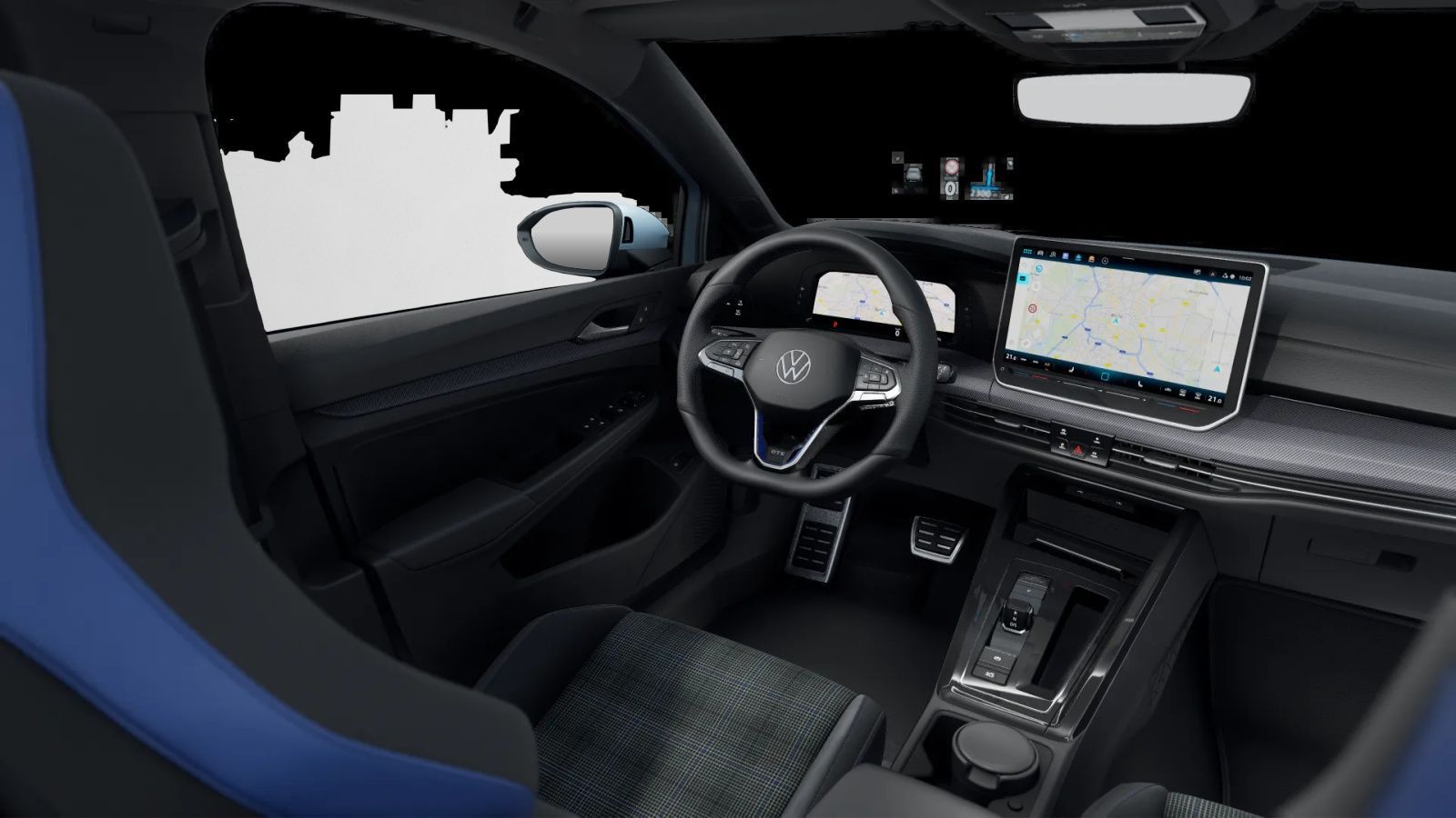 Volkswagen Golf GTE 1,5 TSI eHybrid DSG | 18" in Schwarz/gl imagem 3