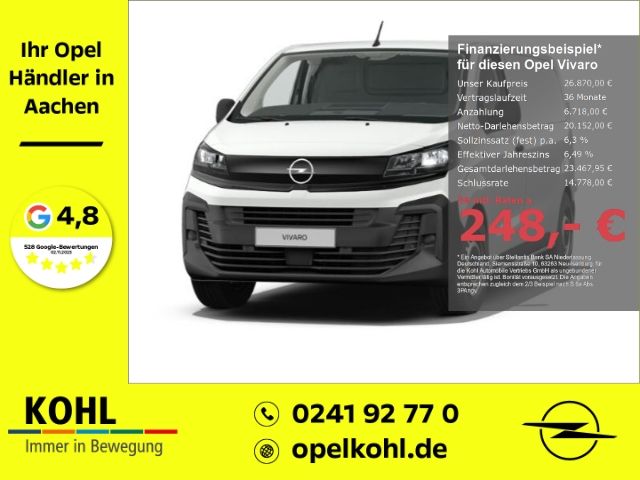 Opel Vivaro Kasten M 1.5 D EU6d-T Rückfahrk. SHZ AHK