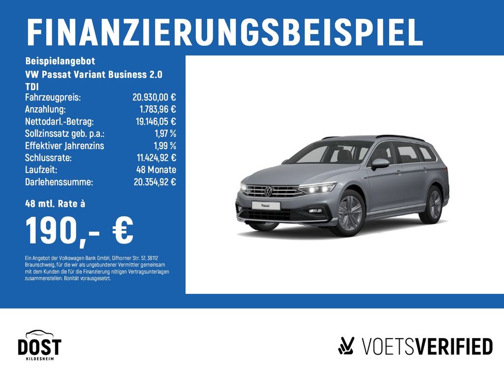 Passat Variant Business 2.0 TDI NAVI+SHZ+ACC