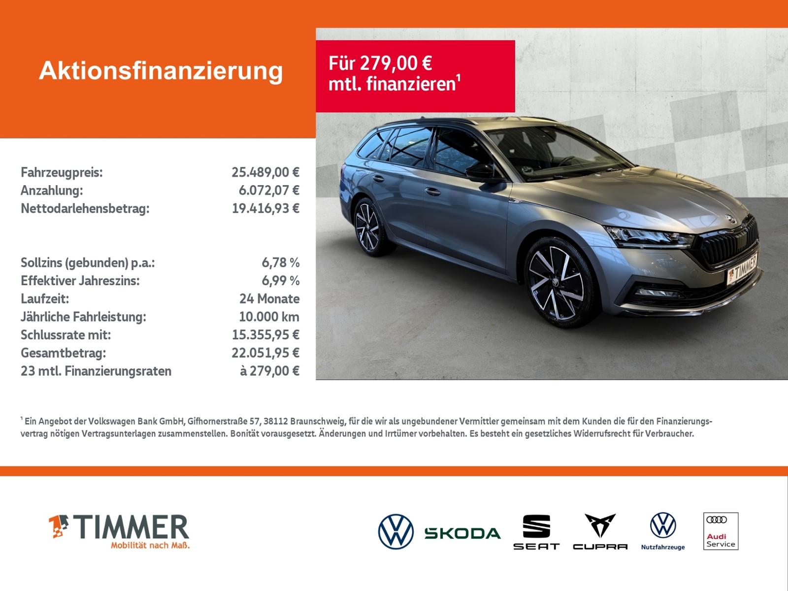 Skoda Octavia Combi 2.0 TDI DSG SPORTLINE +LED +HuD +N
