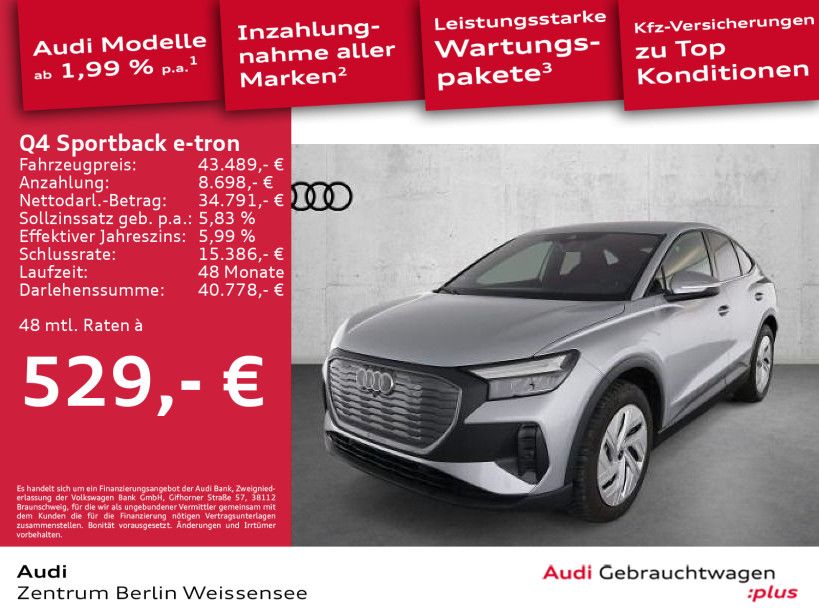 Audi Q4 Sportback 45 e-tron*LED*AHK*RFK*NAVI*ASSIST**