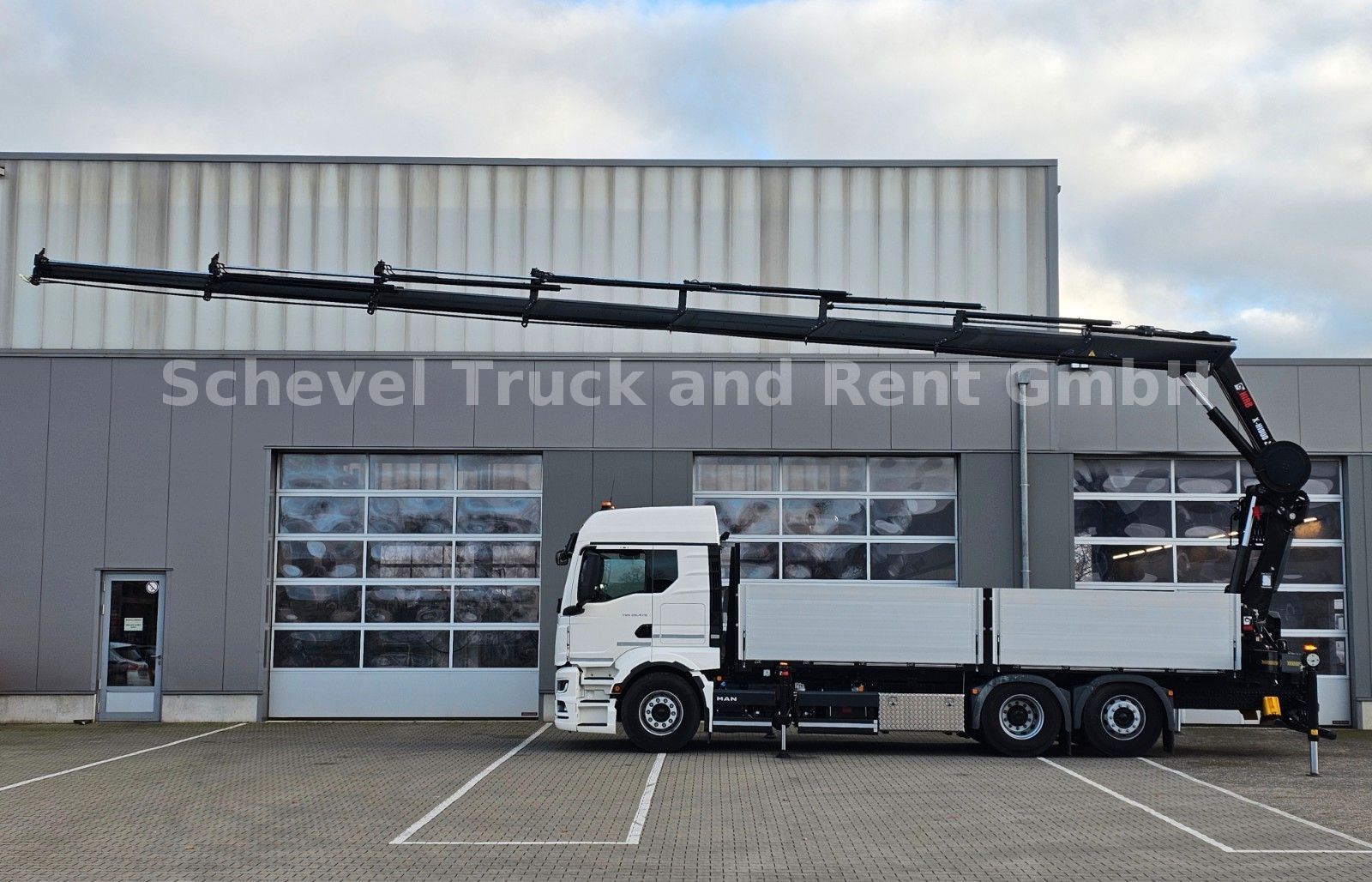 Fahrzeugabbildung MAN TGS 26.480 Baustoffpritsche+ HIAB 258 -7 /6x2/LL