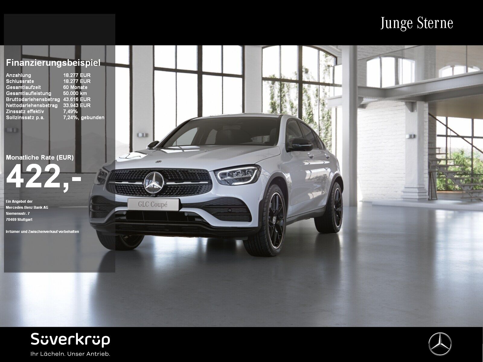 MERCEDES-BENZ GLC 220 d 4M Coupé AMG BURM NIGHT MEMO 360 AHK
