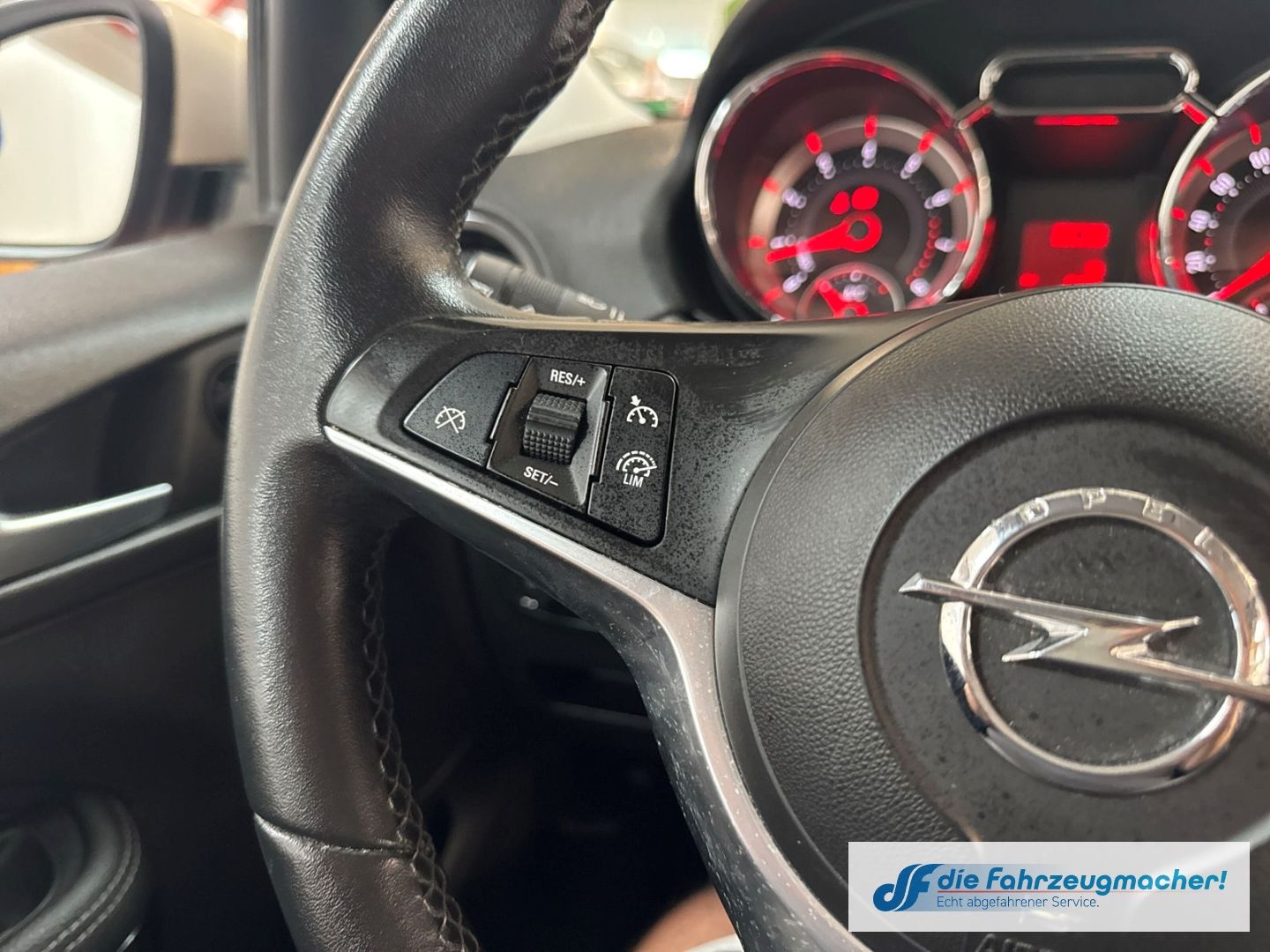 Fahrzeugabbildung Opel Adam Jam Temp Berganfahrass. Speedlimiter Alu Kl
