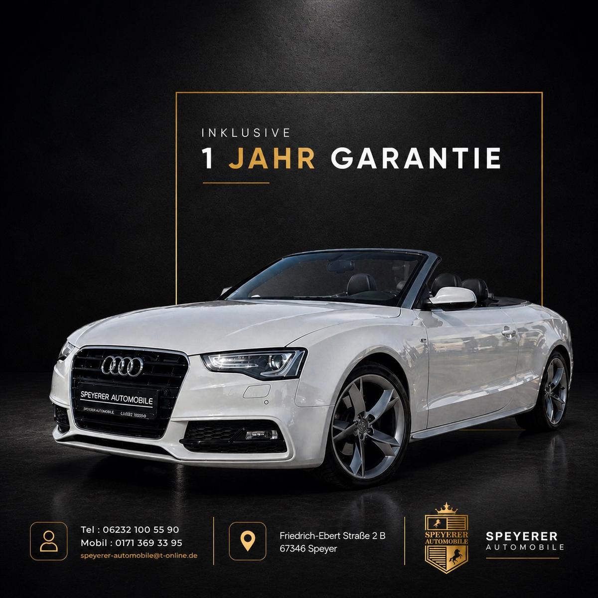 Audi A5 Cabriolet S line |XEN|SHZ|NAVI|AUTOMATIK|PDC|