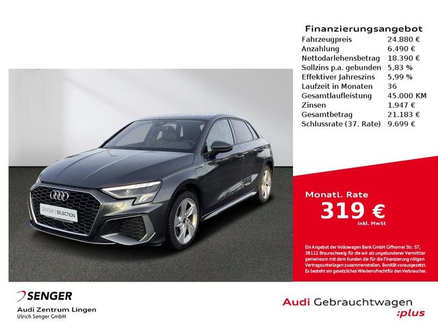 Audi A3 Sportback 40 TFSI e S line Sitzhzg. MMI LED