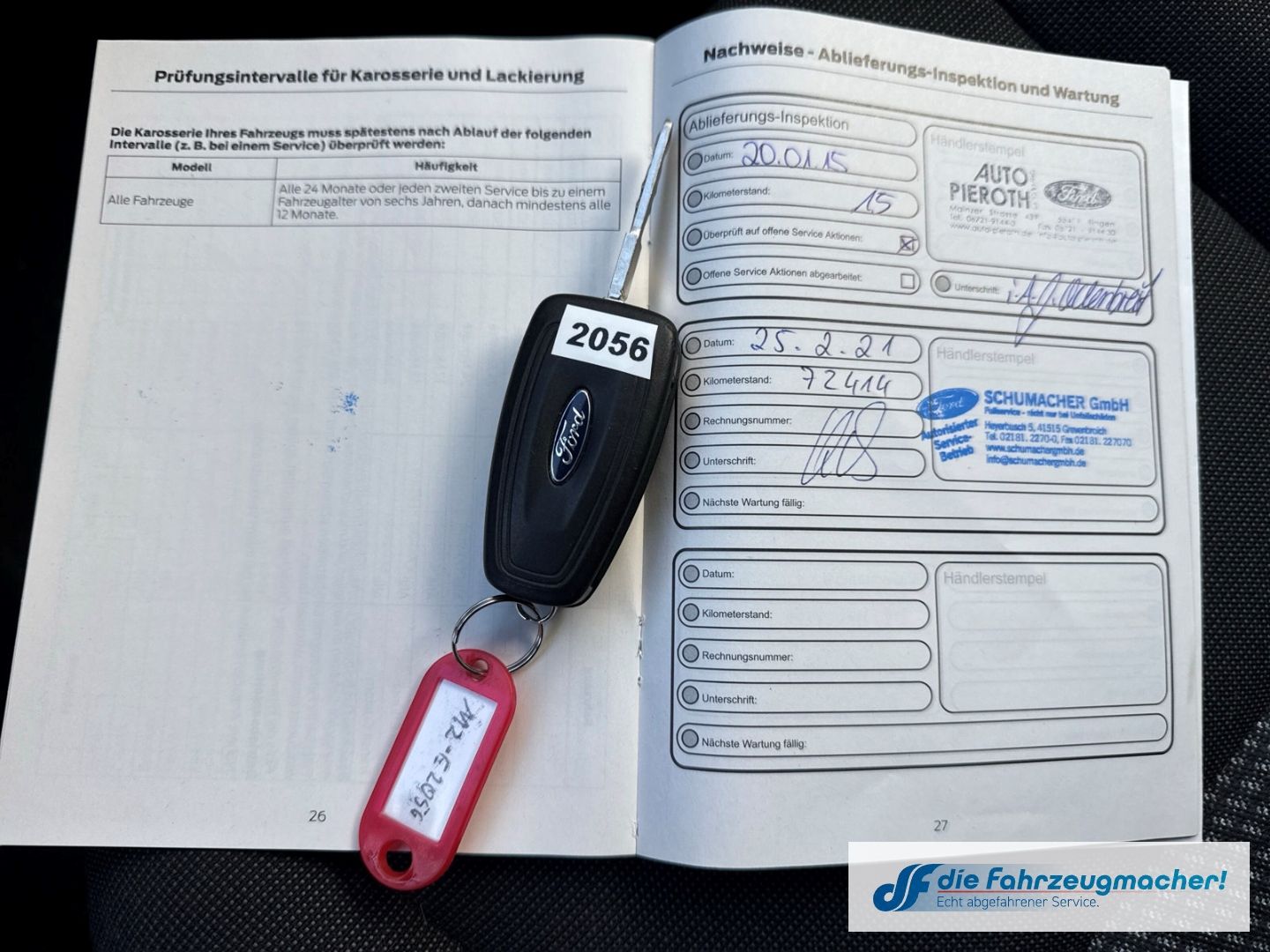 Fahrzeugabbildung Ford Transit Custom Tourneo 300 L1 *2056