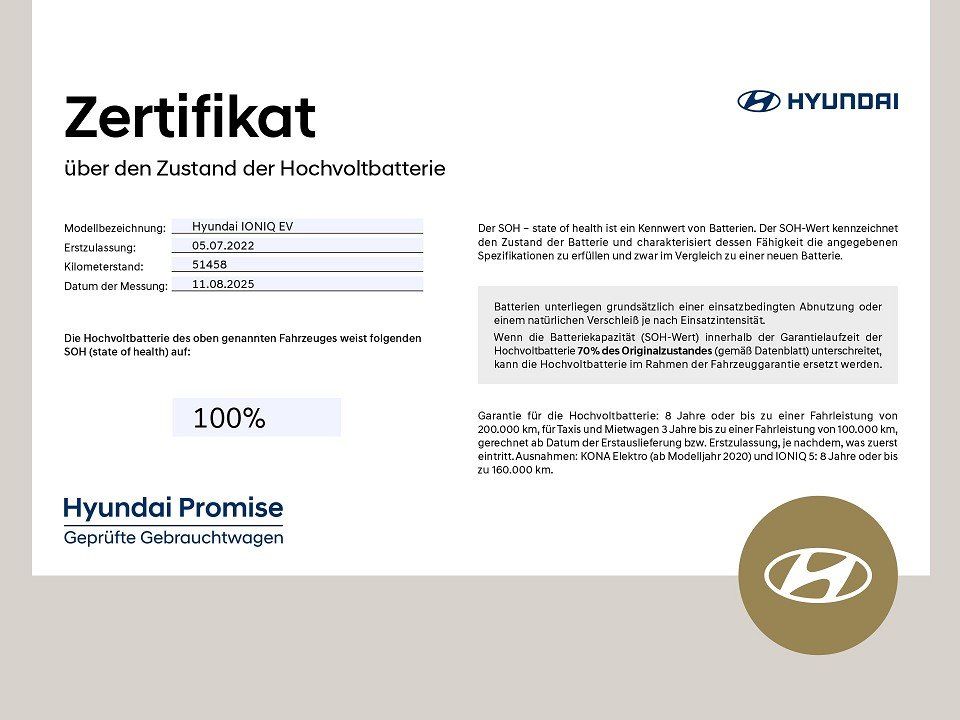 Fahrzeugabbildung Hyundai IONIQ FL ELEKTRO STYLE 1HD GARANTIE7/27 LED+NAV+