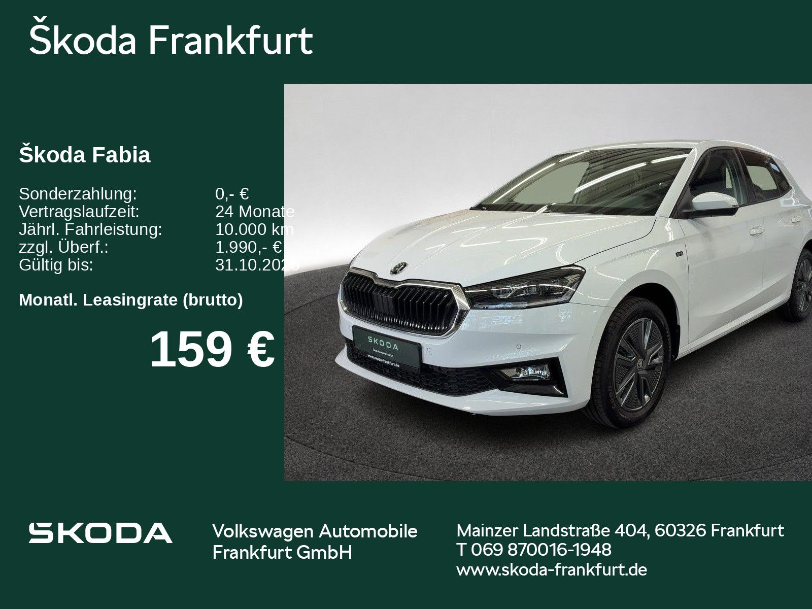 Skoda Fabia Tour 1,0 TSI Smartlink/ Winter Plus/ Rückf