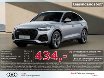 Audi Leasingangebot: Audi Q5 Sportback 50 TDI qu S line MATRIX AHK HuD ACC