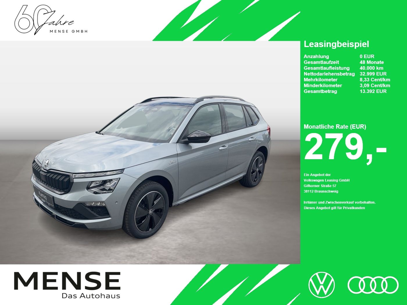 Skoda Kamiq 1.5 TSI Monte Carlo Matrix AHK Pano SD ACC
