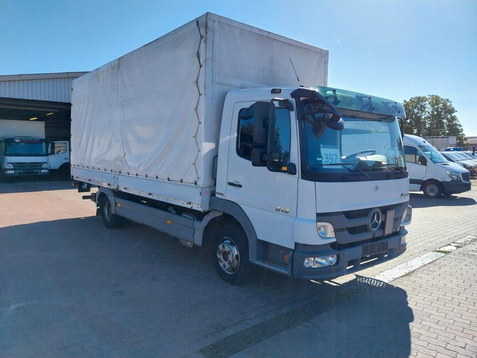 Mercedes-Benz Atego 3, 818 L Plane u. Spriegel m. Ladegerät