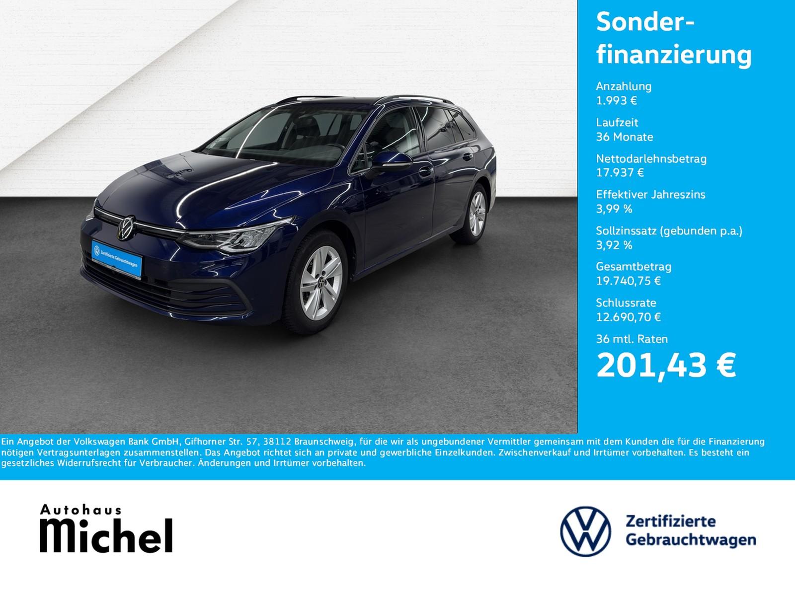 Volkswagen Golf 8 Variant TDI DSG Life Navi AHK