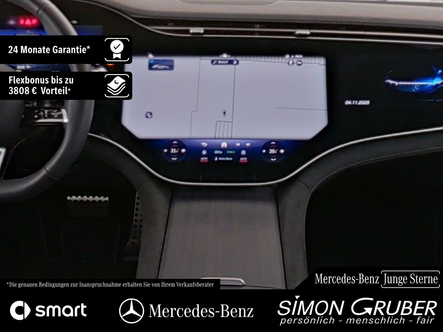 Fahrzeugabbildung Mercedes-Benz EQS 500 4M AMG Pano Massage TV Guard360 118kwh