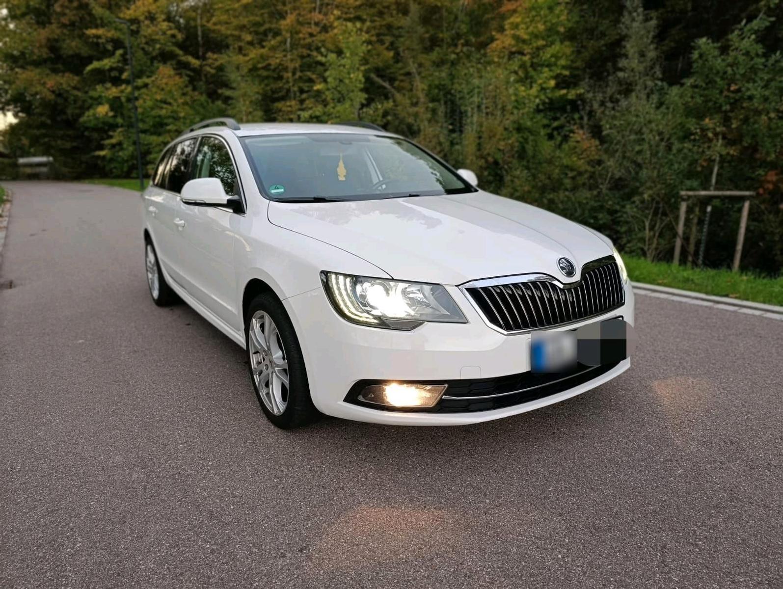 Skoda Superb 2014 — вигляд ззаду