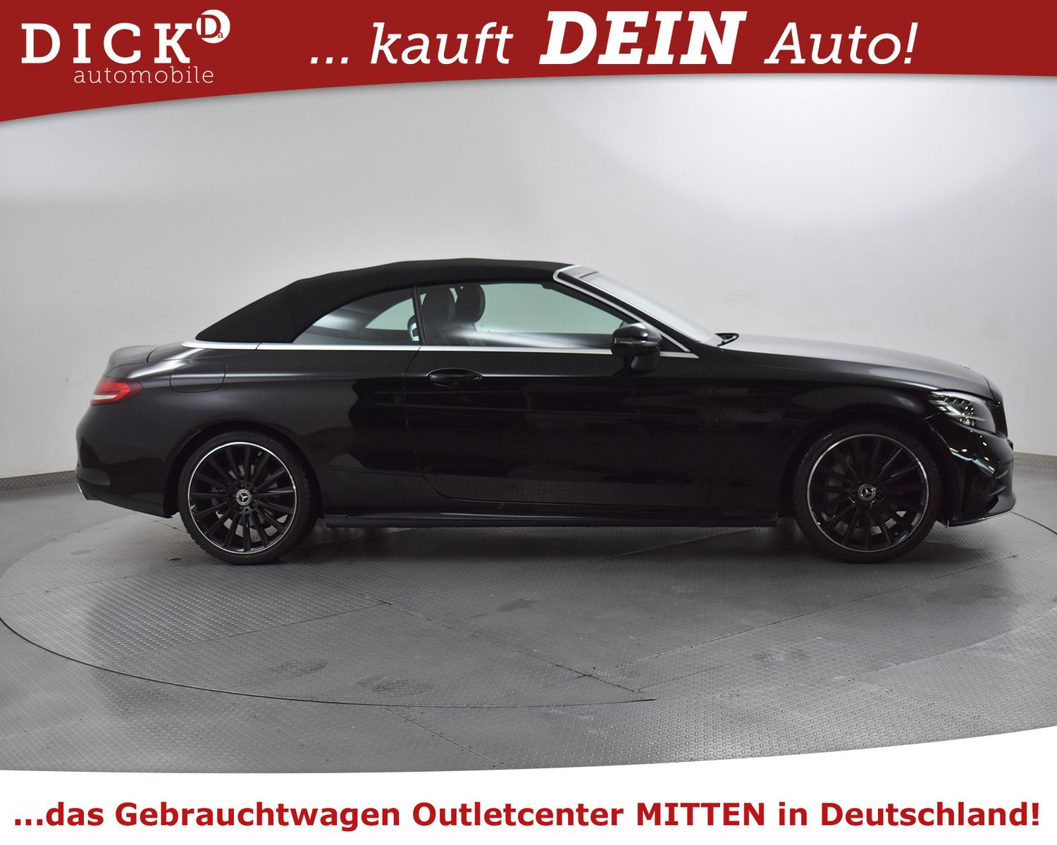MERCEDES-BENZ C300 Cabrio 2X AMG LIne BURMES+LED+KAMER+AHK+19" - Image 21