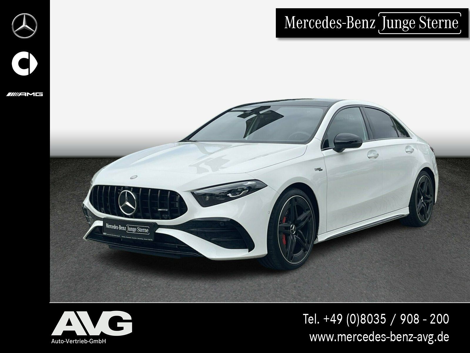 MERCEDES-BENZ AMG A 35 4M Limousine Pano Night-II Distr. MBEAM