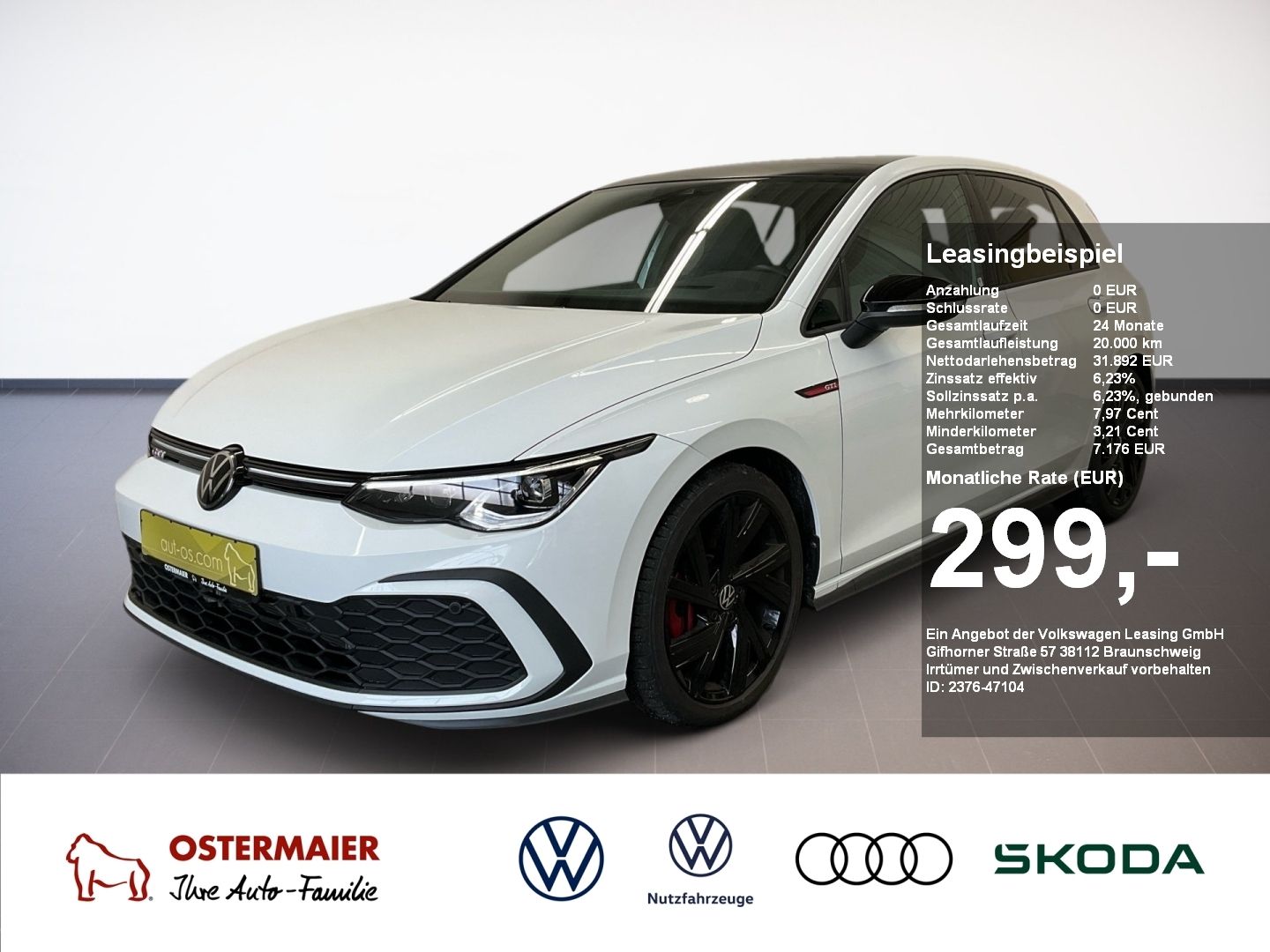 Volkswagen Golf VIII GTI BLACK STYLE 2.0TSI 245PS DSG ACC.K