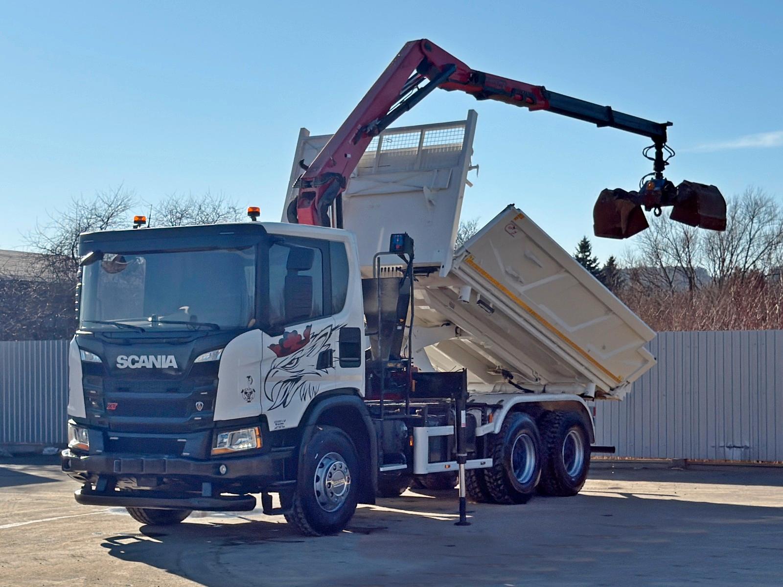 Scania G 410 Kipper 4,90m * HMF 1643 + FUNK *6x4